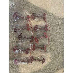 Bridge Stakes‎ Herringbone Aluminum Rope Hook Spring for Canopy 10pcs